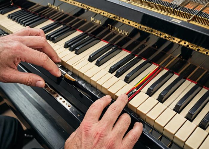 Piano tuning process in detail